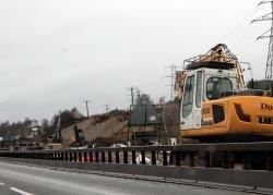 Dualling work on the A9 near Crubenmore earlier this year