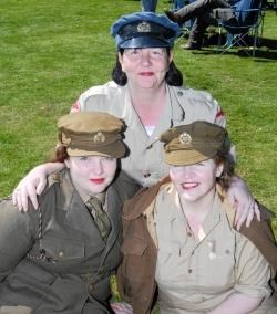 Members of the Elgin-based Die Hard Gunners (from left) Rebecca McLean, Moira Harvey and Gail Taylor