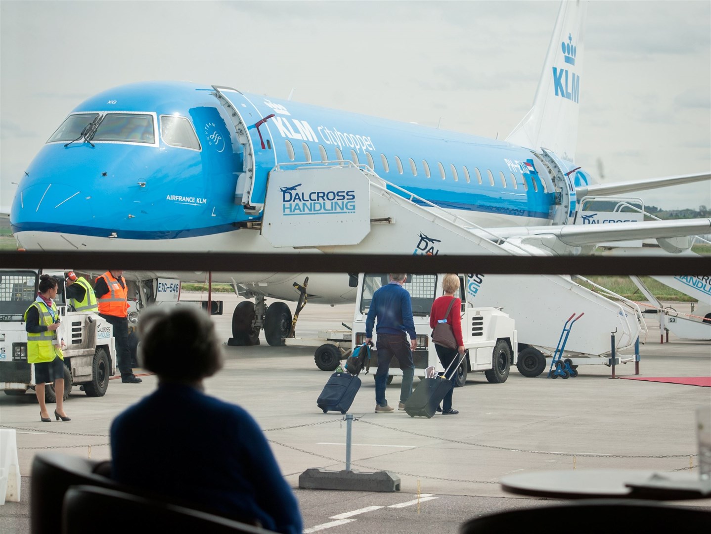 A KLM flight declared an emergency shortly before landing at Inverness Airport on Thursday (stock image).