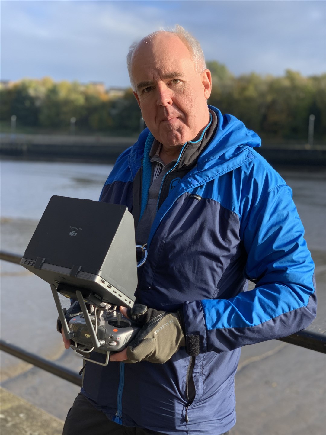 Tulloch based drone businessman Richard Elliott is delighted with his new broadband service.