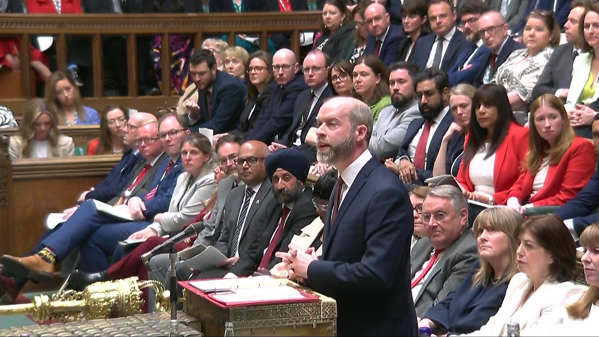 Jonathan Reynolds accused British Steel’s owners of failing to negotiate in ‘good faith’ about the Scunthorpe plant’s future (House of Commons/PA)