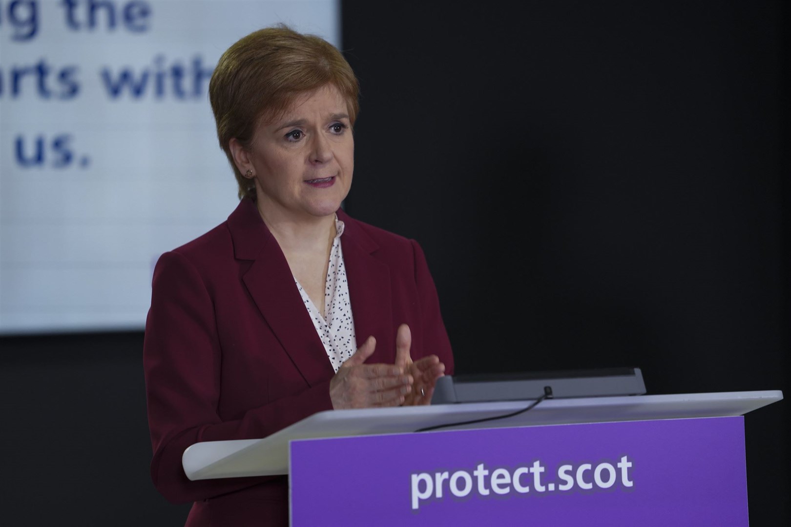 Nicola Sturgeon will outline the route out of lockdown this afternoon.