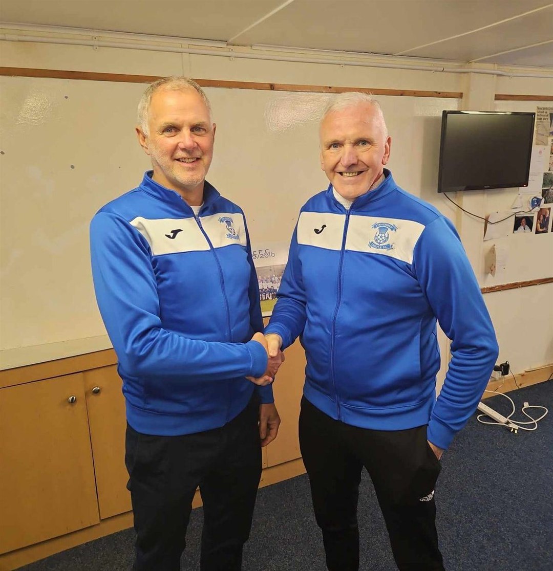 Assistant manager Ronnie Sharp and first team boss Bobby Beckwith have left the club after just four games in charge. Picture: Strathspey Thistle FC.