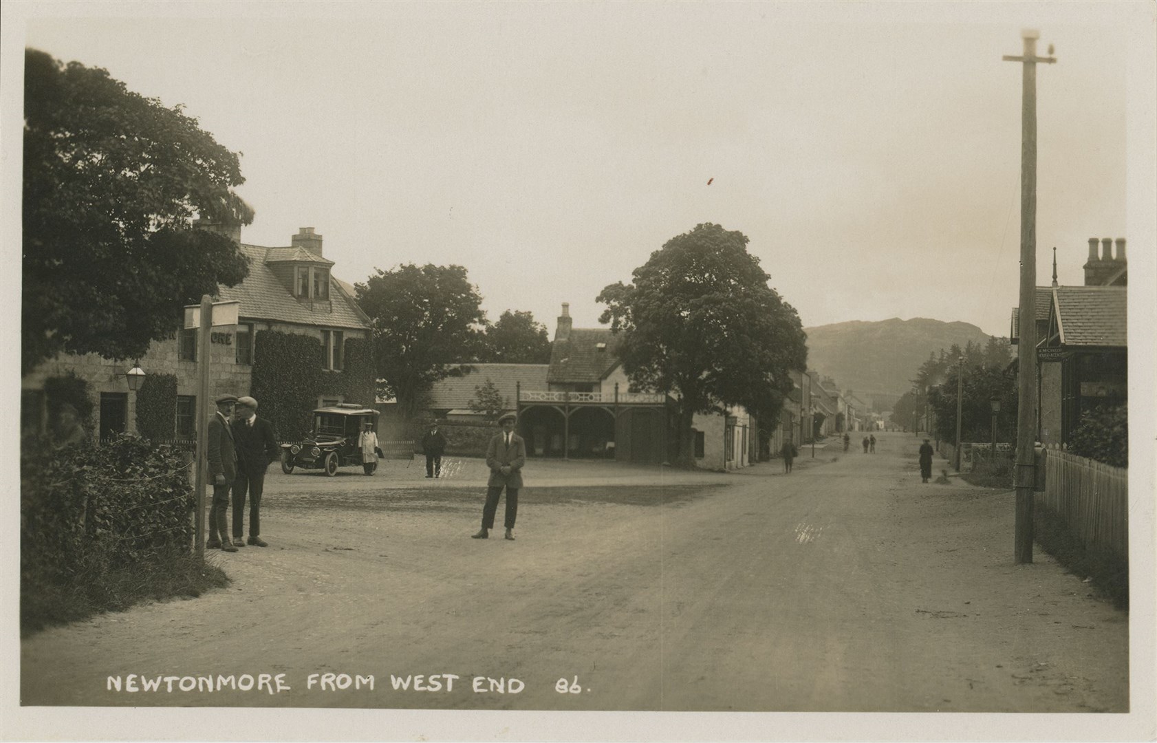 An early photograph of Newtonmore. Picture: Pete Moore Collection.