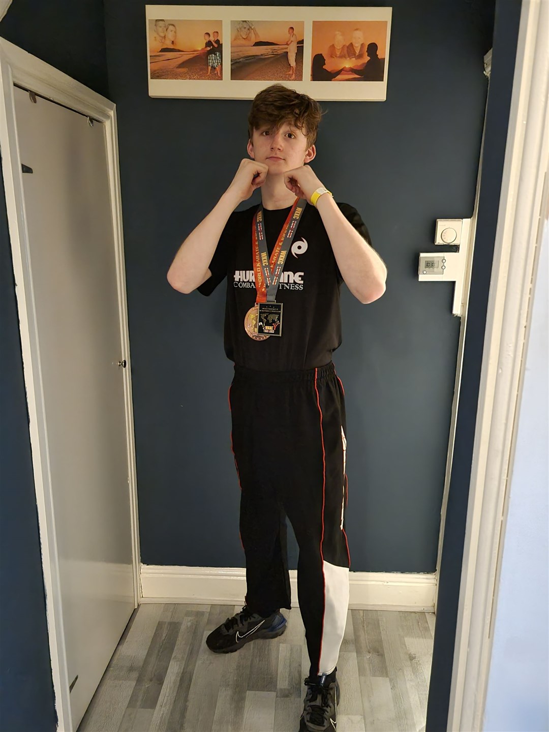 Alex Eastwood had just finished his GCSEs the week before the fight (Family handout/PA)