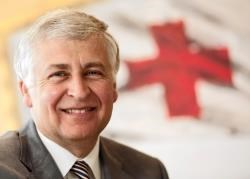 Sir Nick Young, chief executive of the British Red Cross, who is highlighting the charity’s Humanitarian Citizen Awards.