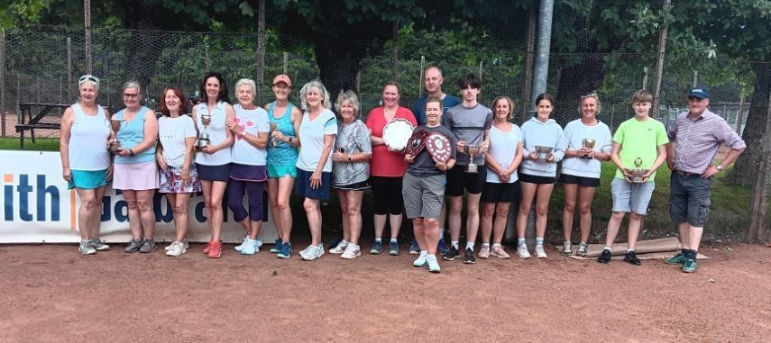 The silverware for the Galbriath Highland District Tennis Leagues was handed out at Grantown on Saturday afternoon.