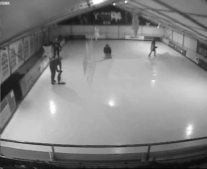 Rink stinkers: life bans await those who are identified as having 'broken in' to the Aviemore attraction which has been created after a successful campaign for funds by the community trust.