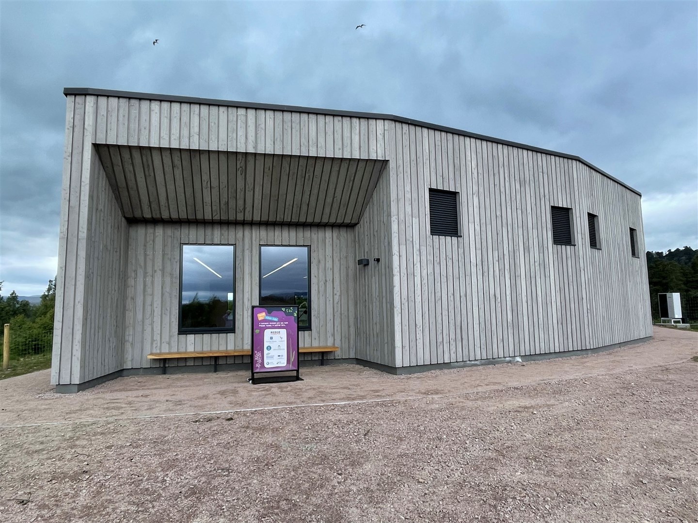 The Hive is a learning centre which can host large parties and is one of the three new buildings.