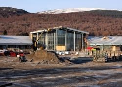 The new Aviemore community school being built by Graham Construction