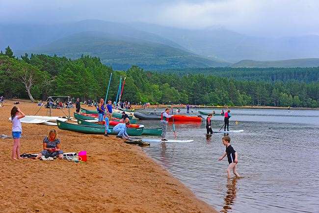Survey reports that Loch Morlich is one of the strath's hotspots.