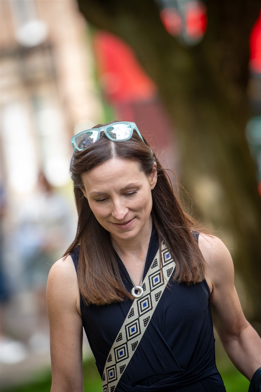 Singer Julie Fowlis arrives at the cathedral. Picture: Callum Mackay..