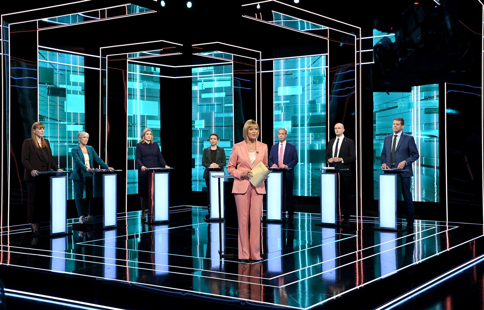 Senior politicians took part in an ITV debate (PA)