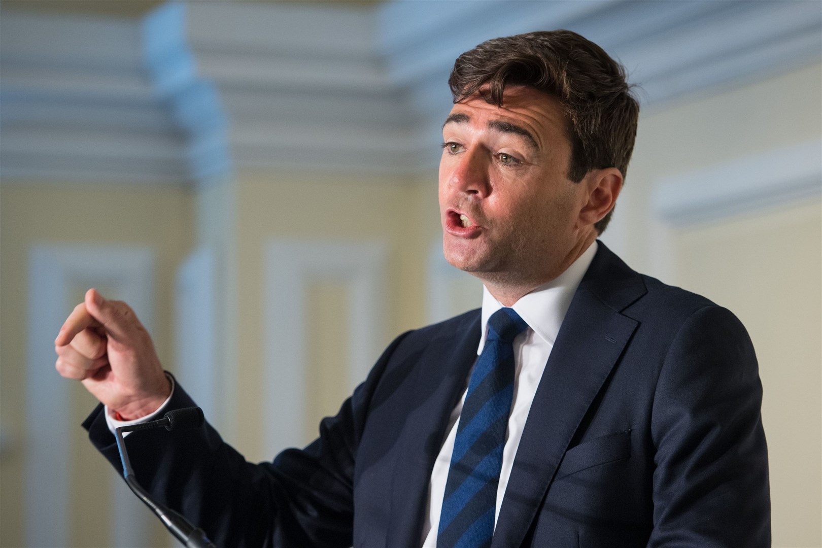 Andy Burnham has said it was ‘disappointing’ that an offer of a hardship fund was withdrawn (Dominic Lipinski/PA)