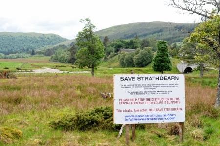 There has been major opposition to the plans from local communtiies in Strathdearn