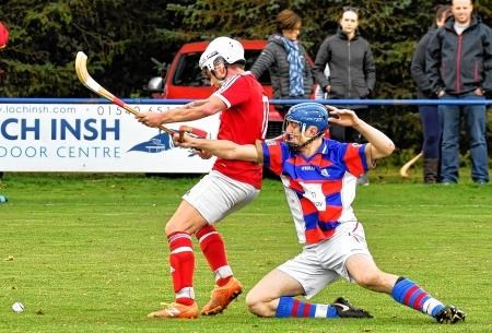 Kingussie v Kinlochshiel, John Gibson, Barrie Dallas, Shinty