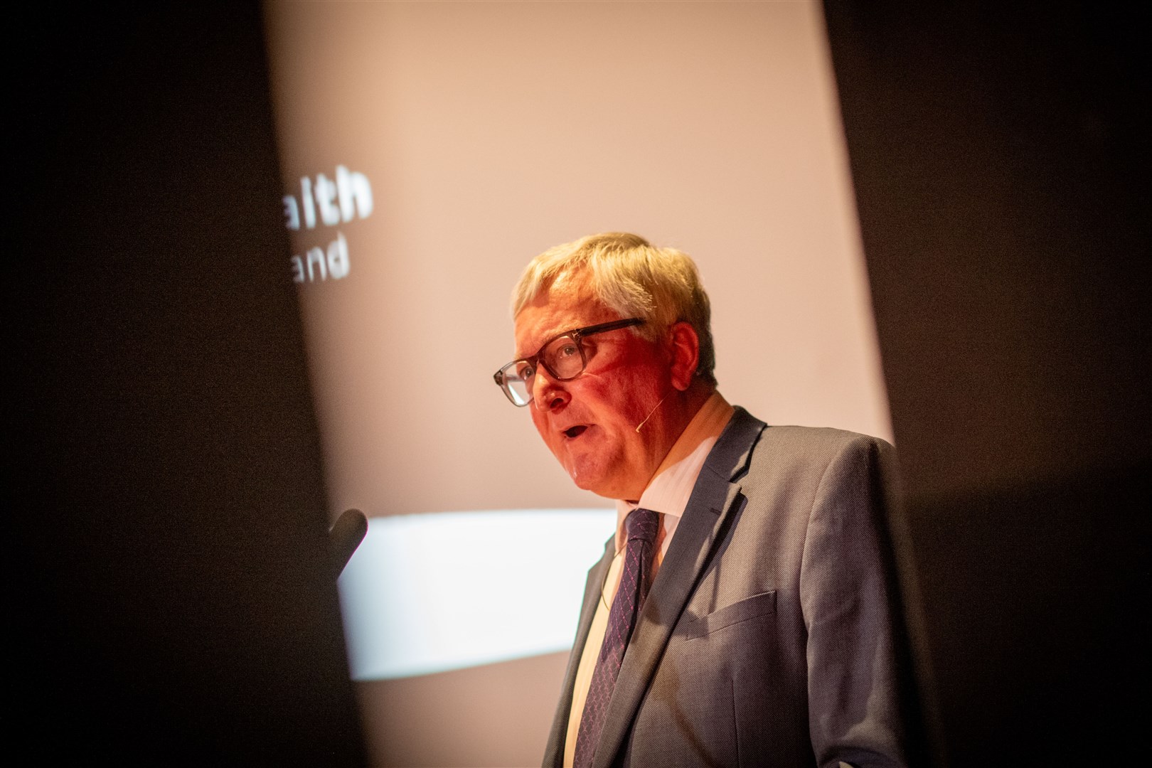 Fergus Ewing MSP at the A9 Crisis Summit in Inverness. Picture: Callum Mackay.