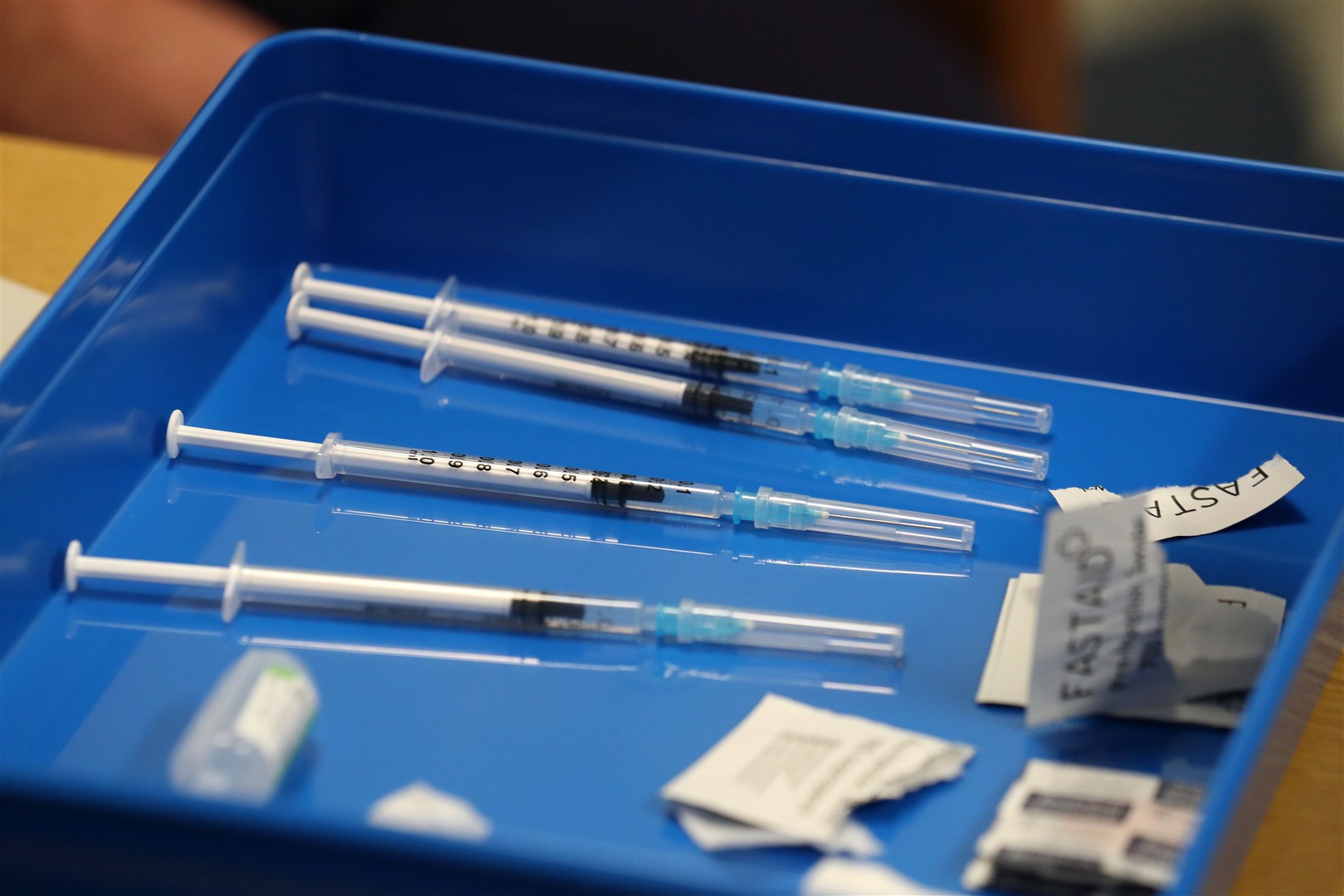 The UK has ordered some 40 million doses of the Pfizer/BioNTech Covid-19 vaccine (Andrew Milligan/PA)