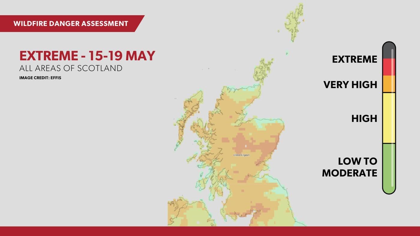 HOT STUFF: Badenoch and Strathspey is pictured at the heart of the heat map.