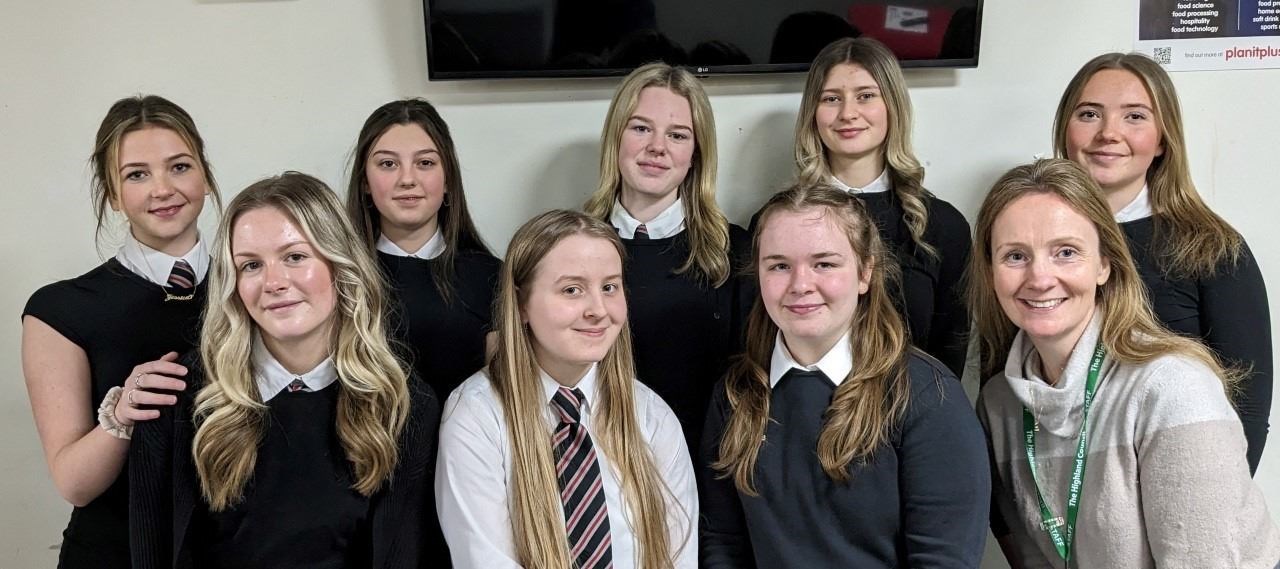 The girls from Kingussie High School came out top.