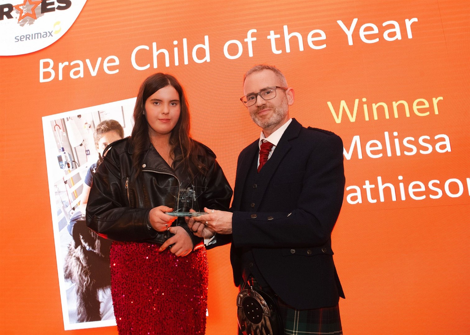 Melissa Mathieson was the first winner named at this year's Highland Heroes.