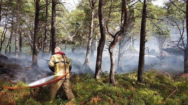 Wild fire warnings have been issued as the dry spell has continued (Library picture).