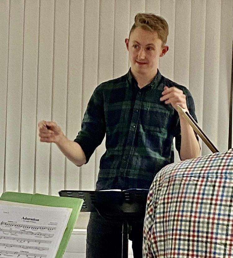 STEVEN MEIKLE: conductor and percussionist ready for two-day event at Nethy Bridge Community Centre.