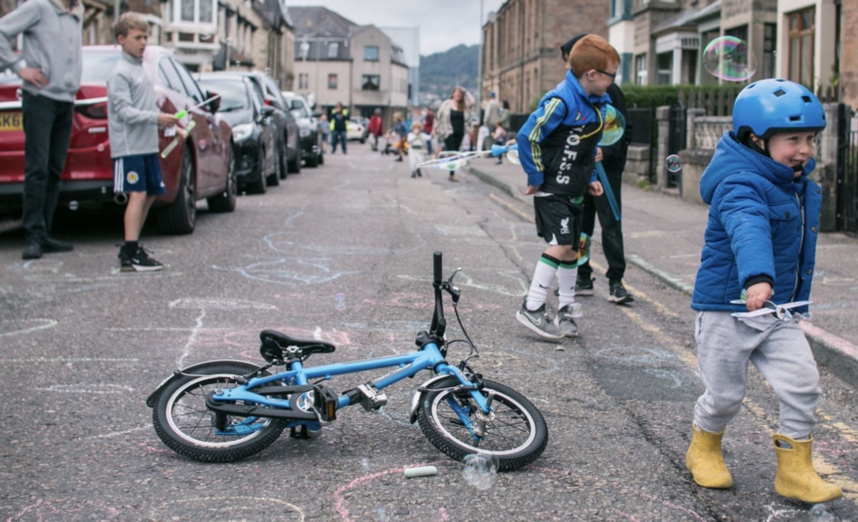 Emily Williams hopes that a new 12-month trial of the Play Streets scheme can lead to a Highland rollout. Photo: Katie Nonle
