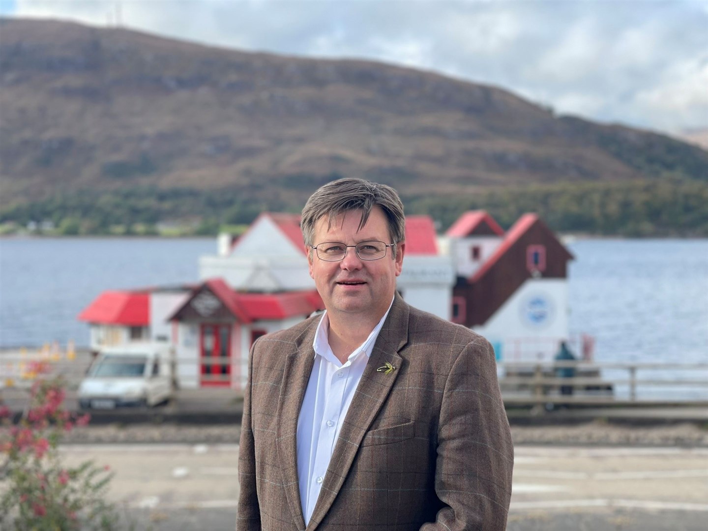 LibDem Skye, Lochaber and Badenoch candidate Andrew Baxter. Courtesy Duncan Macpherson.