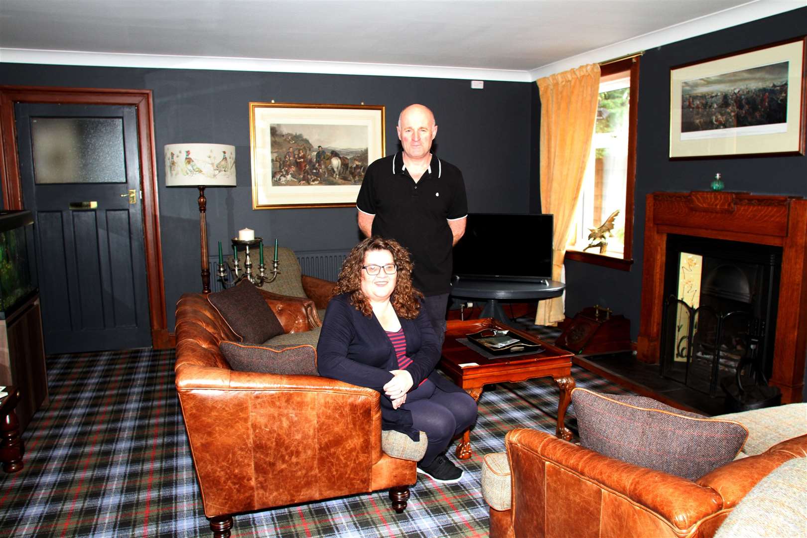 Neil and Anne MacDonald at home in The Spey
