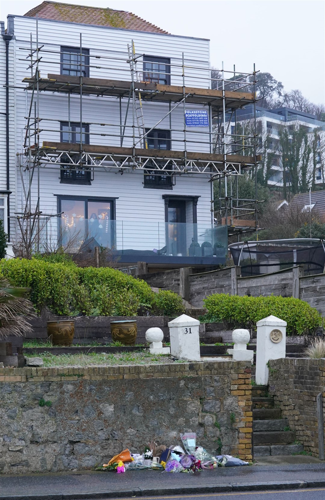 The scene in Sandgate, near Folkestone (Gareth Fuller/PA)