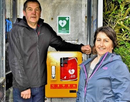 Defibrillator, Keiss, Sinclair's Bay Community Council, Telephone Box
