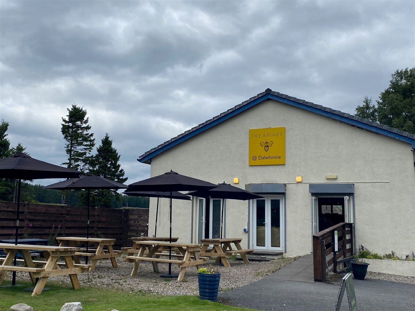 BEE LINE: Travellers in trouble during Storm Ashley are invited to head straight to The Apiary in Dalwhinnie
