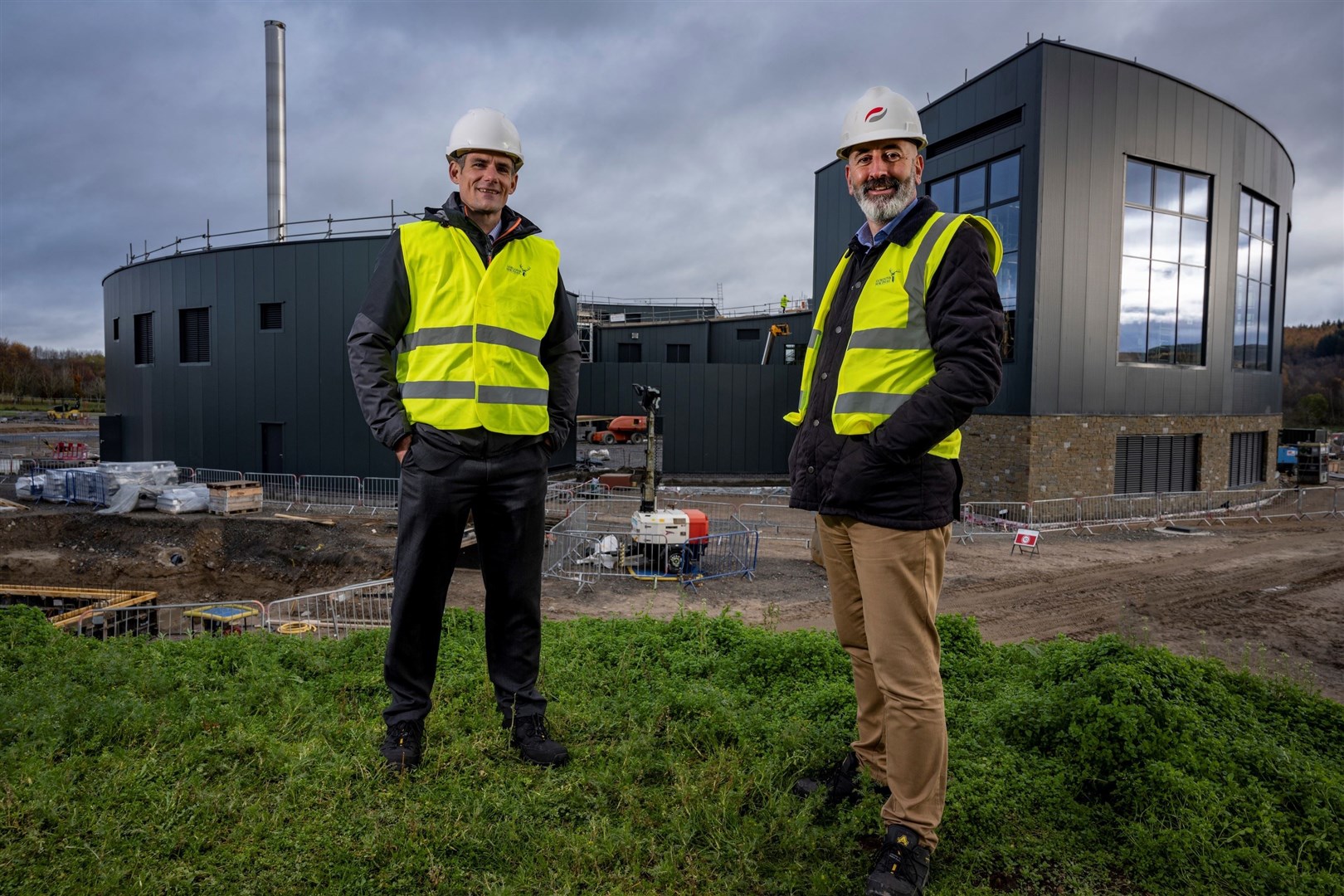 AT THE CAIRN: Gordon & MacPhail managing director Ewen Mackintosh (right) and finance director Ben Cookman.