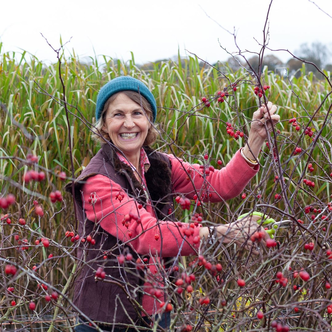 Rosebie Morton, founder and flower farmer at Real Flowers (KlearNow/PA)
