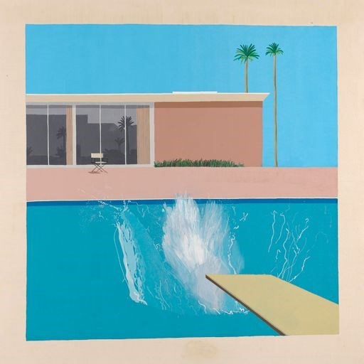 David Hockney’s A Bigger Splash, 1967 (David Hockney/Tate)