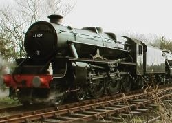 The steam train arrives at Wick.