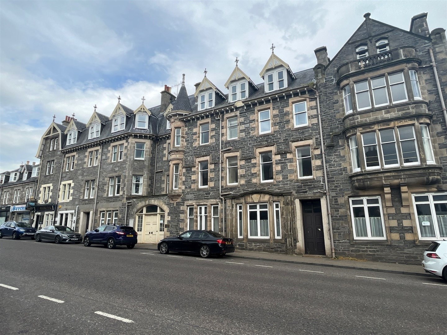 Grandview House occupies a key site in the middle of Grantown's High Street.