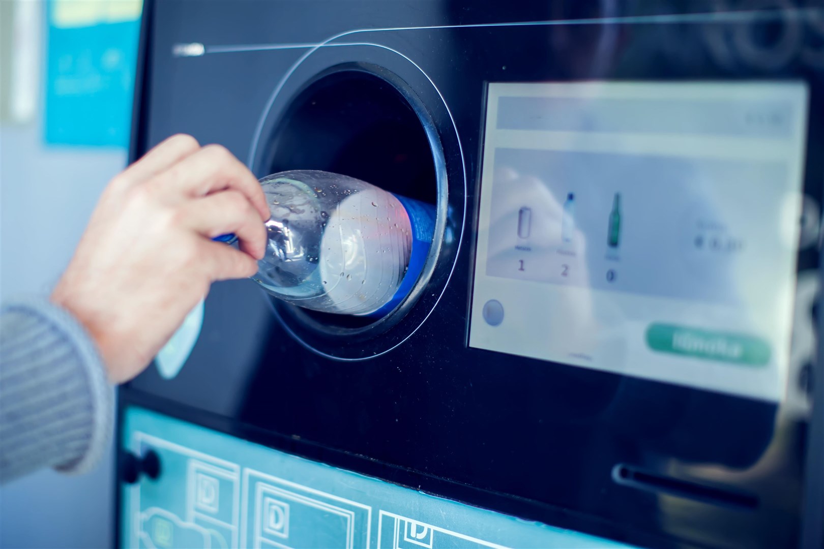 Many retailers have already invested in, and installed, reverse vending machines for a scheme that has been delayed until October 2025 (Alamy/PA)