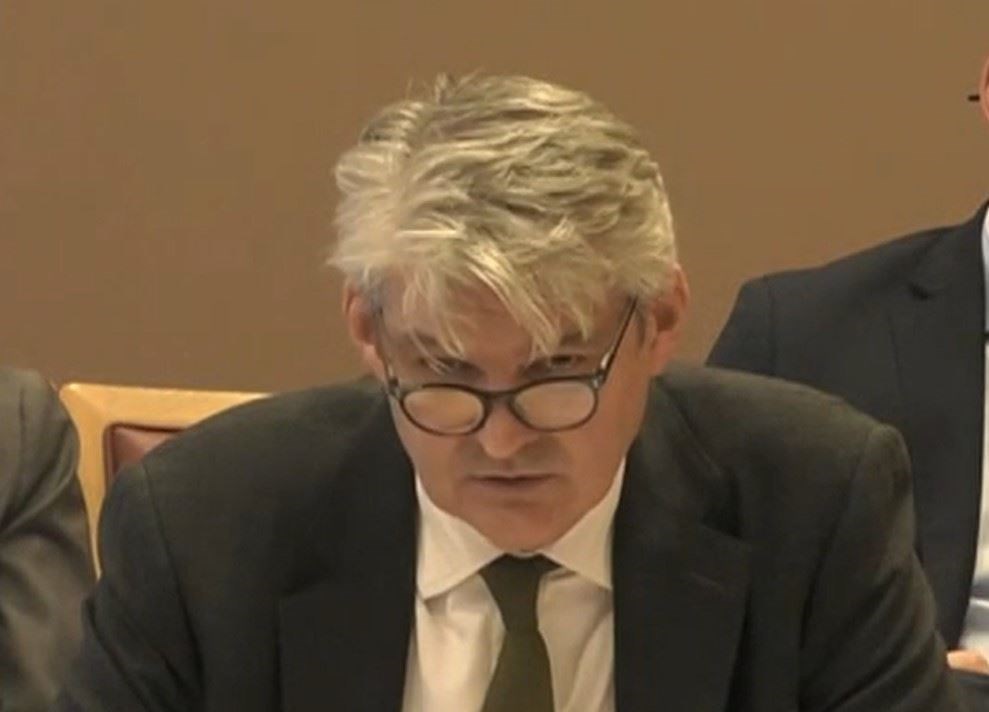 Sir Stephen Lovegrove was giving evidence to the Joint Committee on the National Security Strategy (Houses of Parliament/PA)