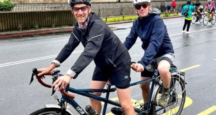 Kenny and Charlie are taking on the challenge.