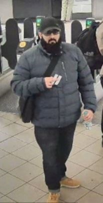 Usman Khan at Bank station on his way to attend a prisoner education event where he killed two people (Metropolitan Police/PA)