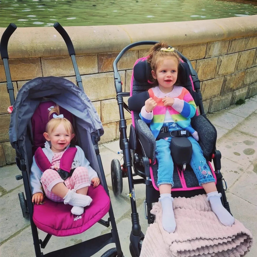 Teddi Shaw’s sister, Nala, also has MLD but her illness is too far advanced for her to benefit from the revolutionary gene therapy (Family handout/PA)