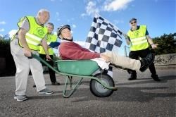 Rotary wheelbarrow