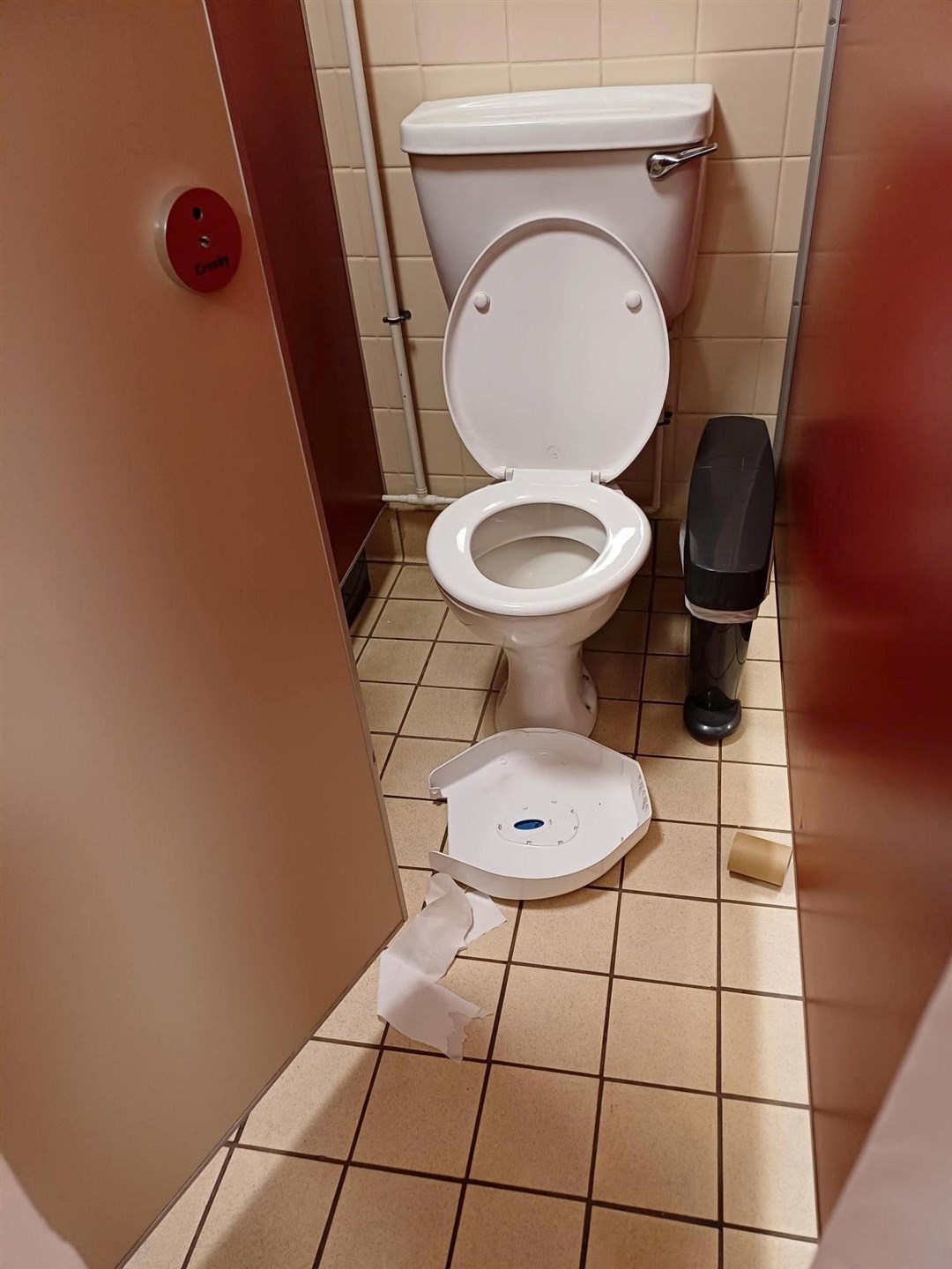 More toilets have been damaged in Kingussie.