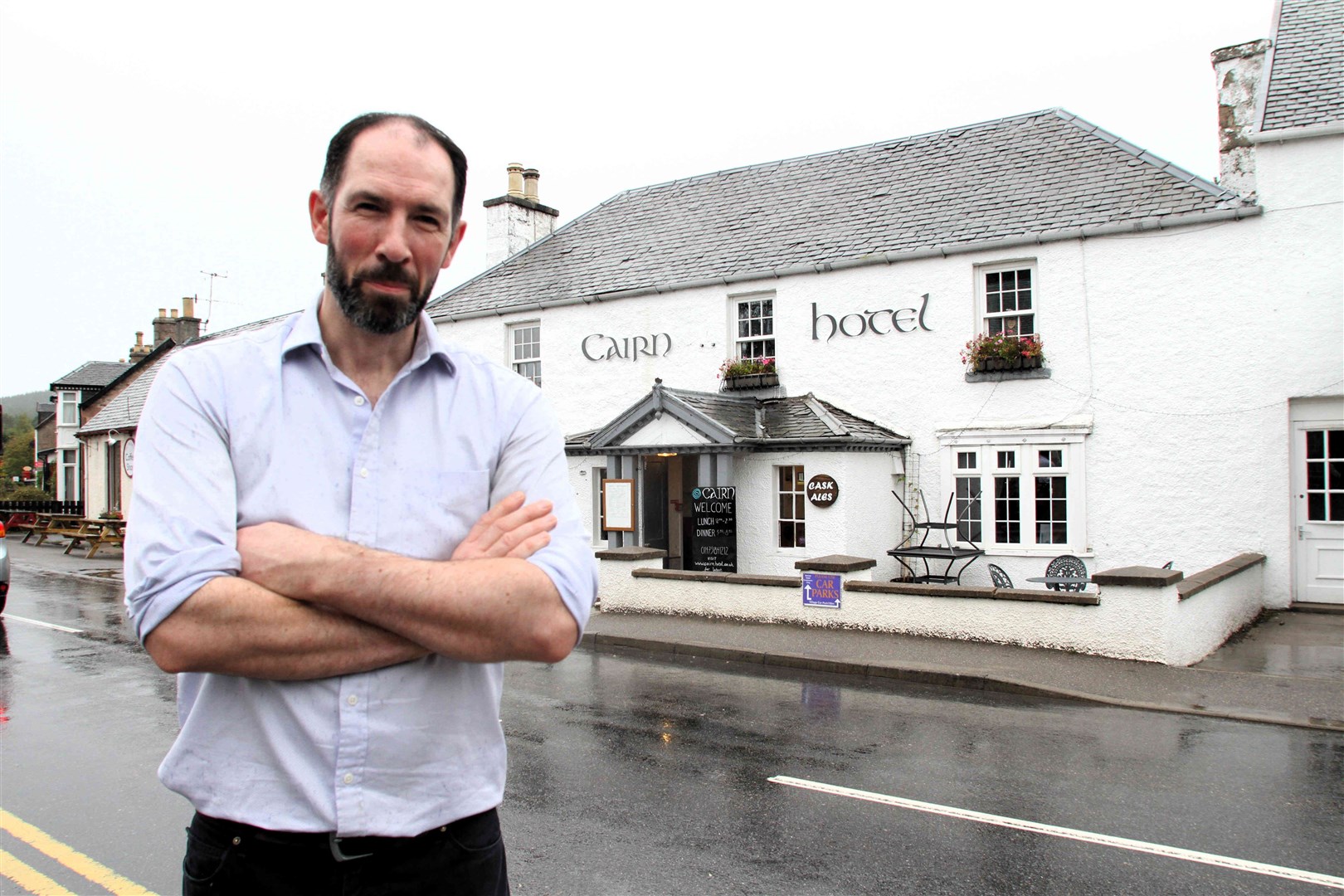 Gareth Paschke, owner of the Cairn Hotel in Carrbridge, has backed calls for rural visa in Scotland.