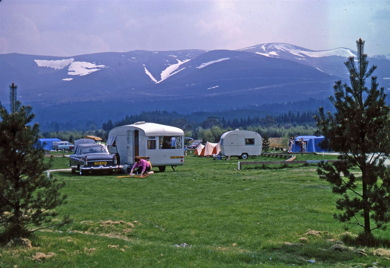Carry on camping... in the mid 1970s.