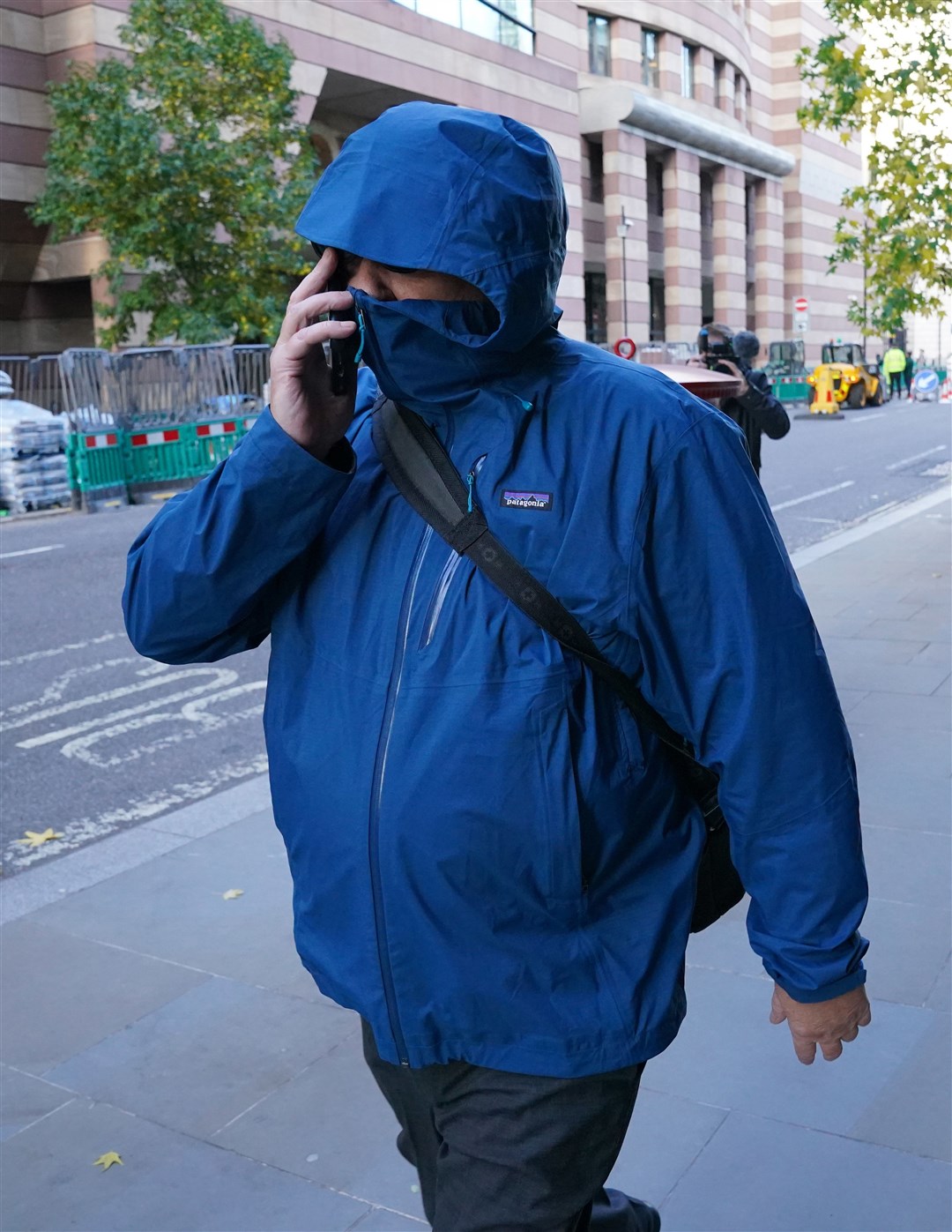 Former Metropolitan Police officer Peter Booth leaves the City Of London Magistrates’ Court (Jonathan Brady/PA)
