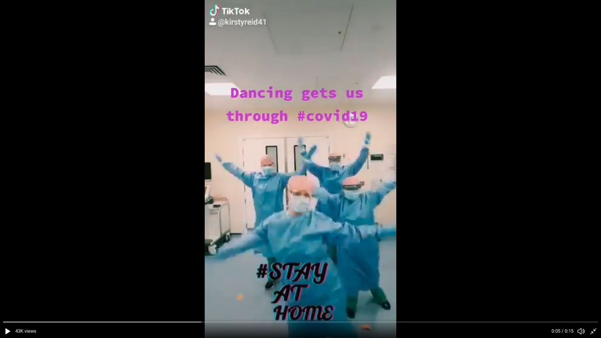 Medics in endoscopy department show their moves.