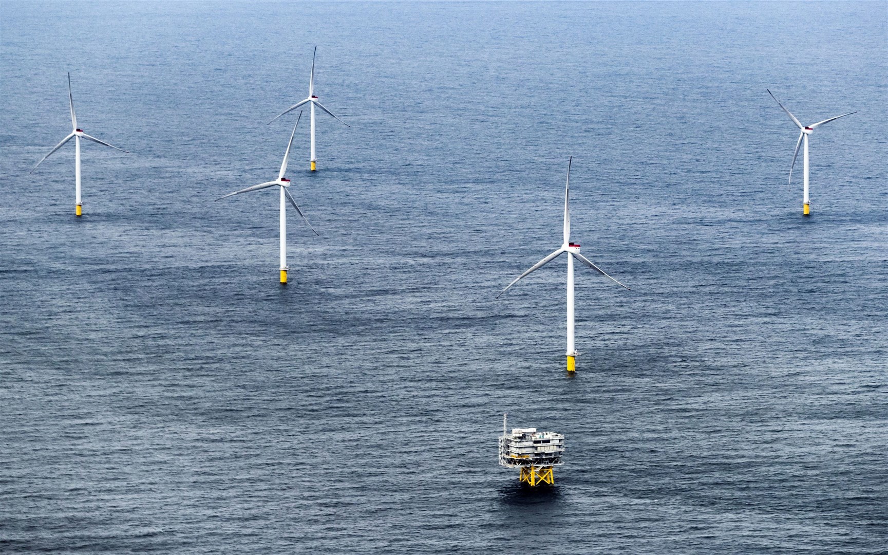 The majority of renewable energy that was produced came from wind, the data showed (Danny Lawson/PA)